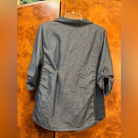 Maternity jean shirt - Picture 4 of 5